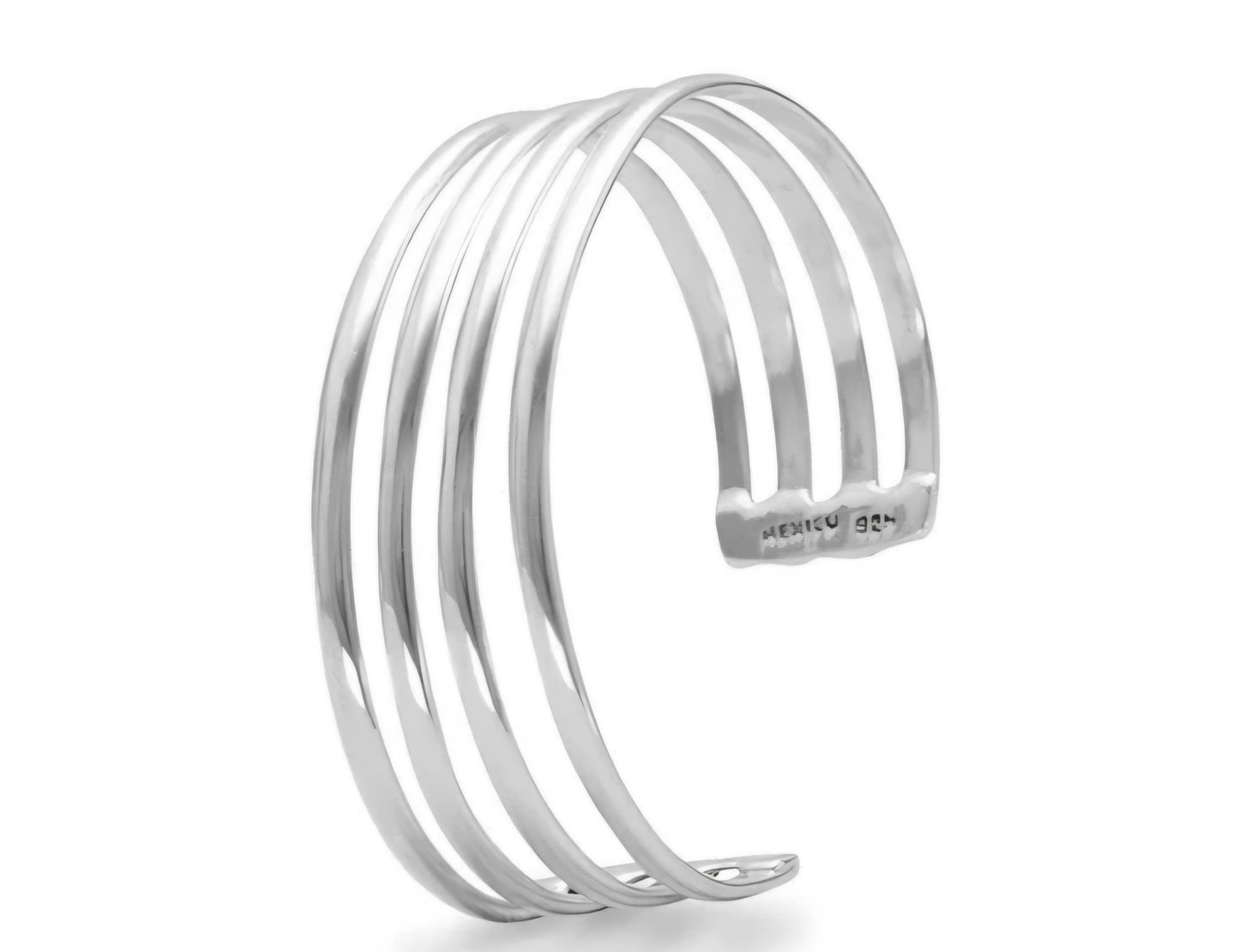 4 Row Polished Cuff