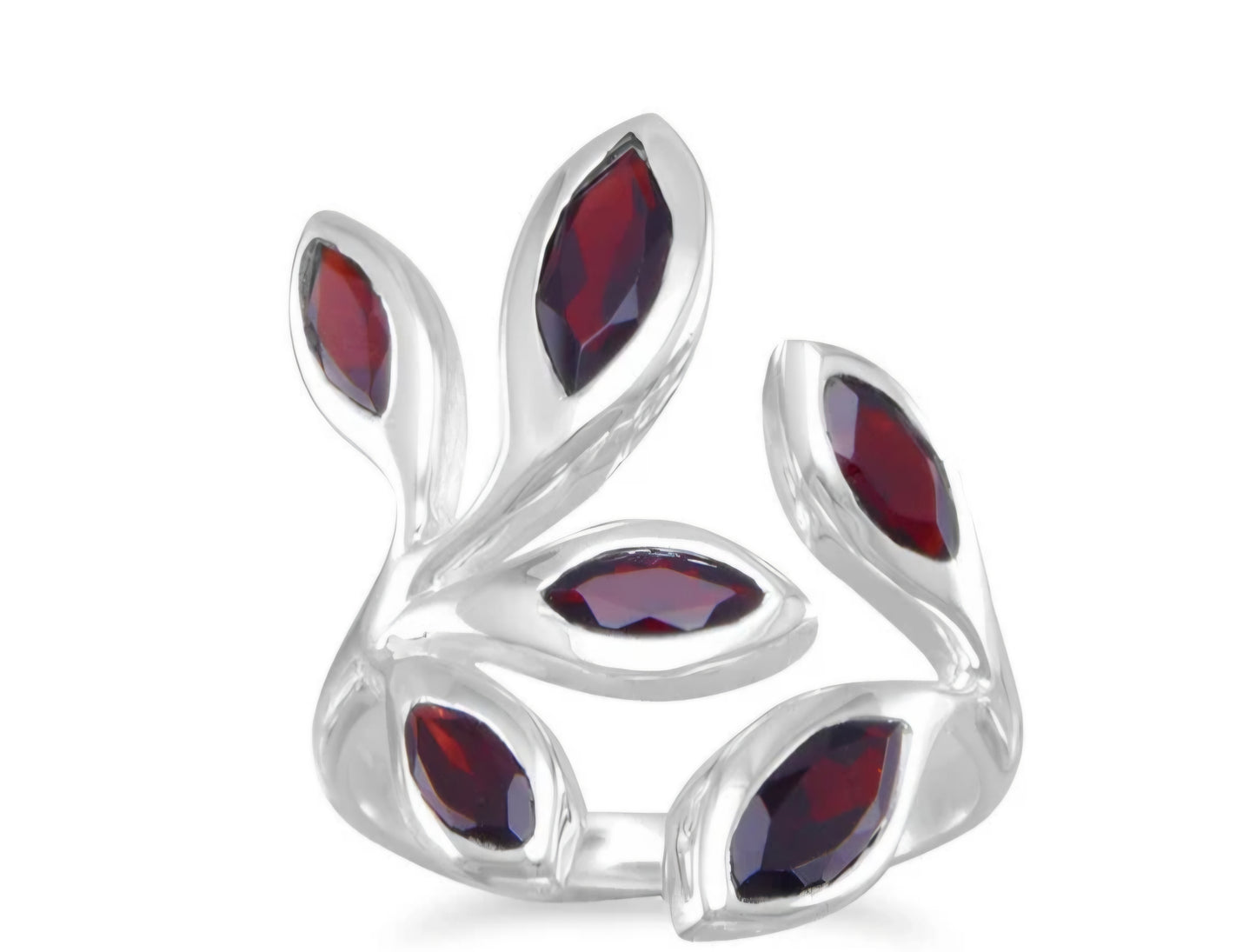 Wrap Around Garnet Ring