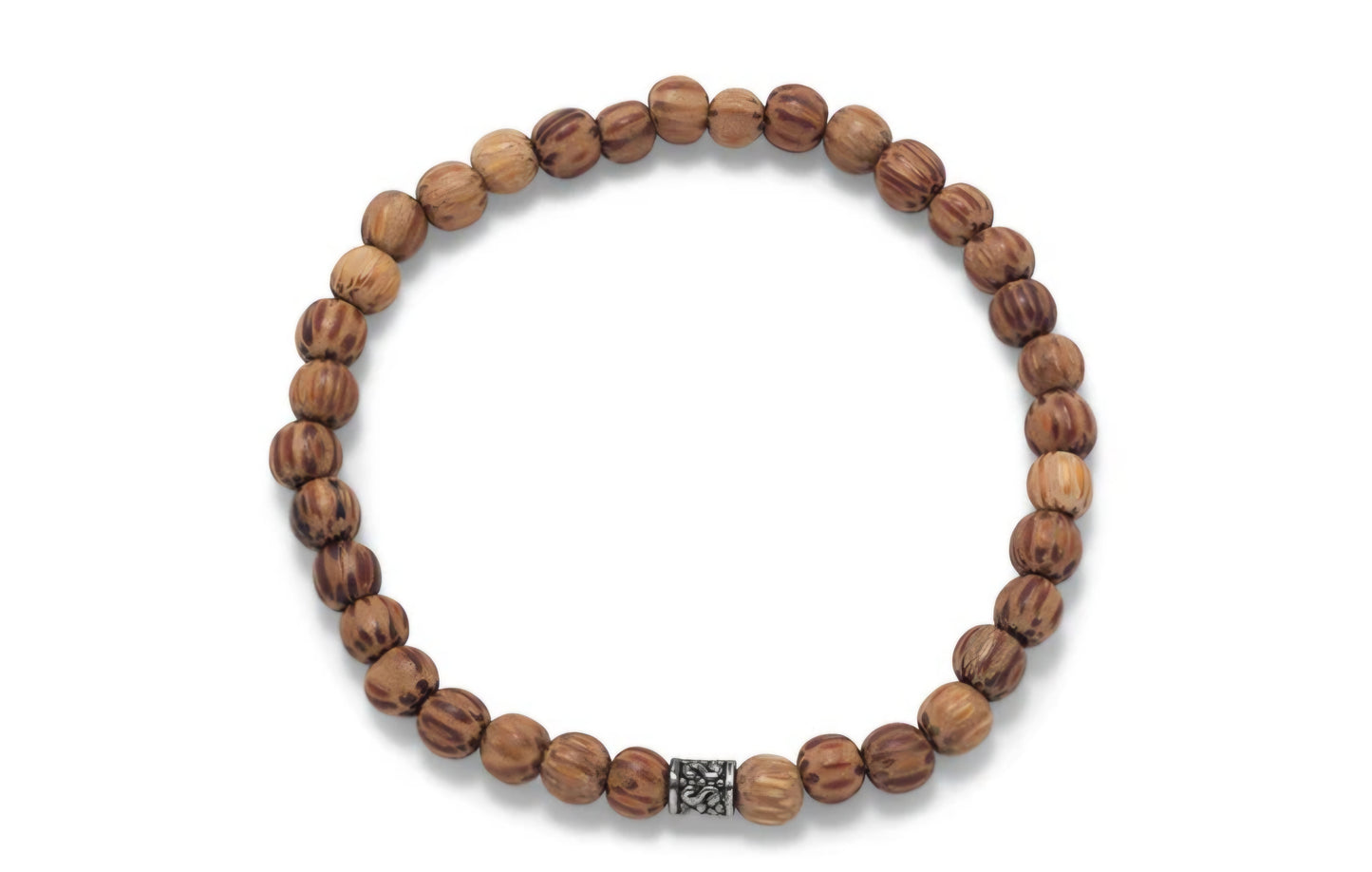 Palmwood Bead Fashion Stretch Bracelet