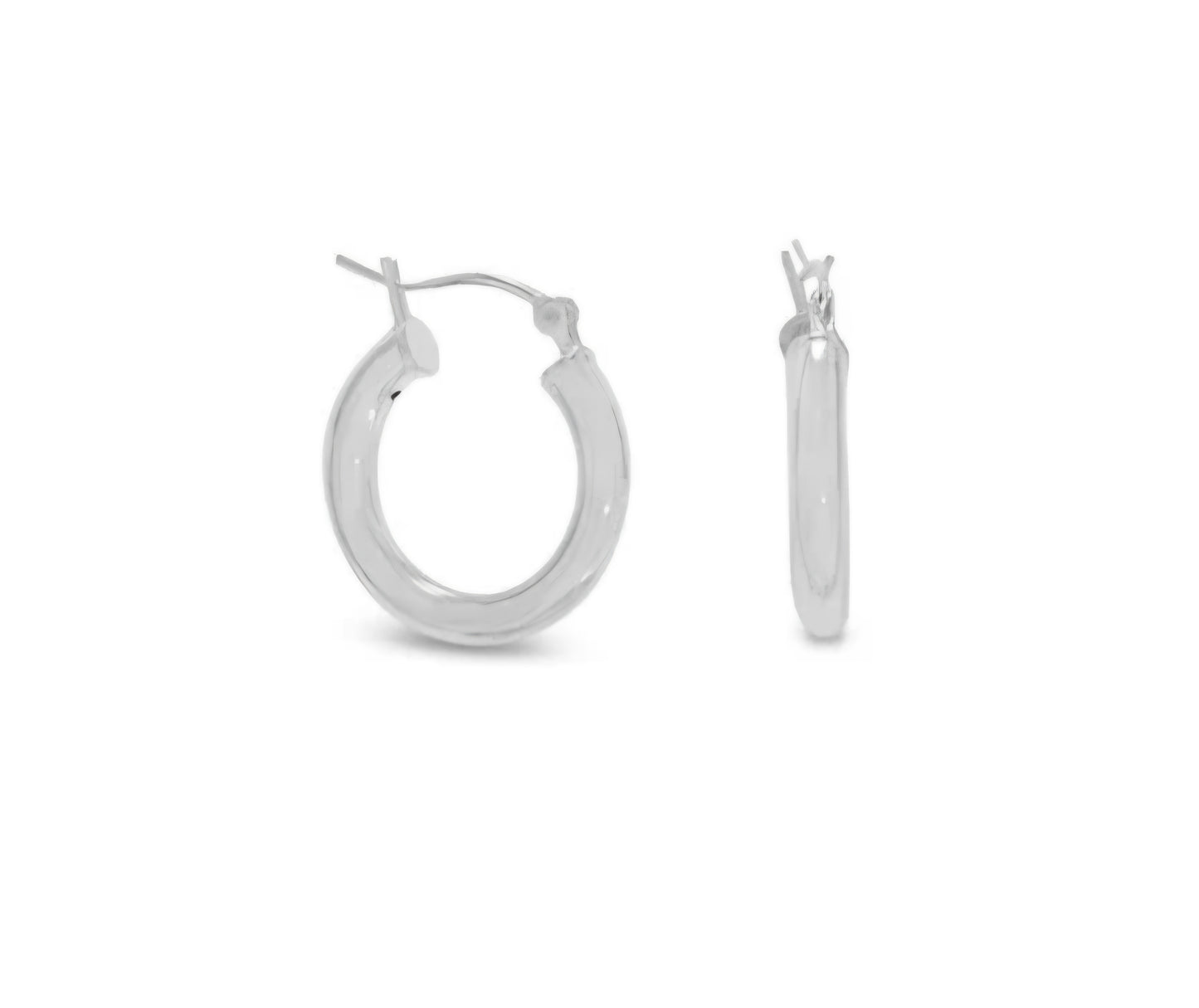 3mm x 18mm Click Hoop Earrings